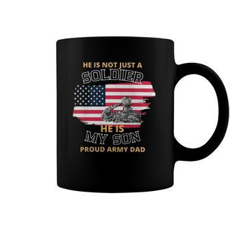 He Is Not Just A Soldier He Is My Son Coffee Mug | Mazezy