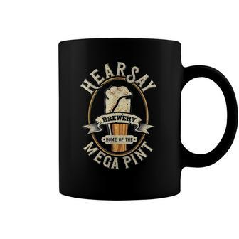 Hearsay Mega Pint Brewing Objection Hear Say Vintage Coffee Mug | Mazezy