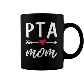 Heart Parent Teacher Association Heart Arrow Coffee Mug | Mazezy