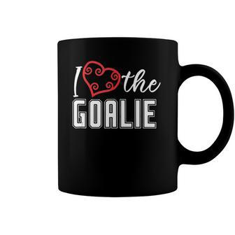 Heart The Goalie Lacrosse Mom Lax For Women Boys Girls Team Coffee Mug | Mazezy DE