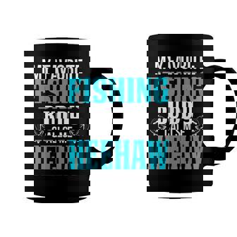 Heehaw Grandpa Fishing Gift My Favorite Fishing Buddy Calls Me Heehaw Coffee Mug - Seseable