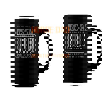 Horse Dad Scan For Payment Barrel Dad Fathers Day Coffee Mug | Mazezy