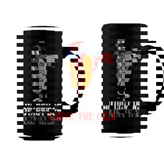 Hot Diggity Dog I Love The Usa - Happy 4Th Of July Hotdog Coffee Mug - Seseable