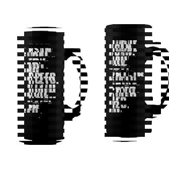 Husband Daddy Protector Provider Hero Fathers Day Daddy Day Coffee Mug | Mazezy