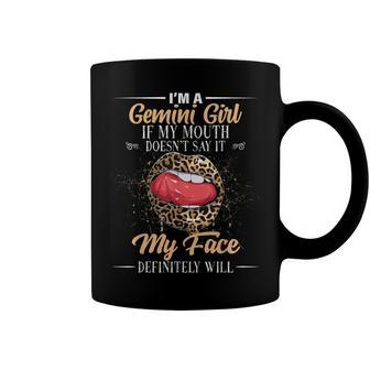 I Am A Gemini Girl Leopard Birthday Astrology Zodiac Sign V2 Coffee Mug - Seseable