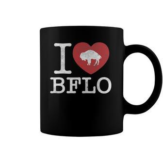 I Love Buffalo - Vintage With Bison Coffee Mug | Mazezy