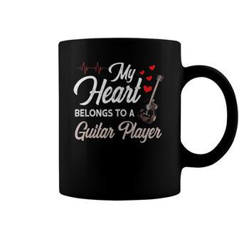 I Love My Guitar Player Husband Wife Gifts Valentines Coffee Mug | Mazezy