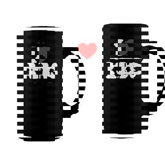 I Love Ribs I Heart Ribs Food Lover Coffee Mug | Mazezy