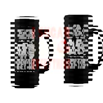 I Sugar Coat Everything Funny Baker Cupcake Coffee Mug | Mazezy