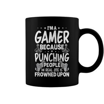 Im A Gamer Because Video Gamer Gaming Coffee Mug - Seseable