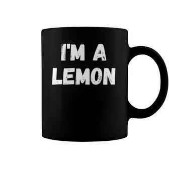 Im A Lemon - Funny Halloween Costume Lazy Halloween Coffee Mug | Mazezy