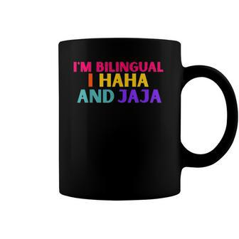 Im Bilingual I Haha And Jaja Funny Spanish Spanglish Coffee Mug | Mazezy