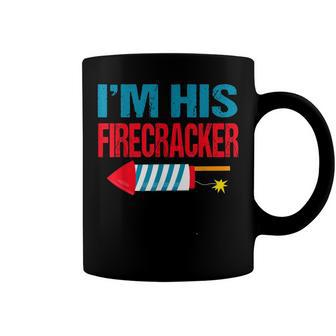 Im His Firecracker His And Hers 4Th Of July Matching Couple Coffee Mug - Seseable