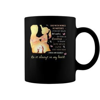 Im Not A Fatherless Daughter I Am A Daughter To A Dad In Heaven Coffee Mug | Mazezy