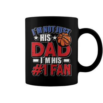 Im Not Just His Dad Father´S Day 4Th Of July Basketball Coffee Mug - Seseable