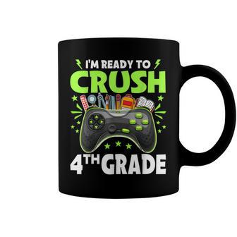 Im Ready To Crush 4Th Grade Back To School Video Game Boys Coffee Mug - Seseable