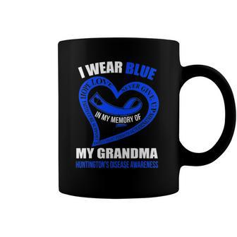 In My Memory Of My Grandma Huntingtons Disease Awareness Coffee Mug | Mazezy