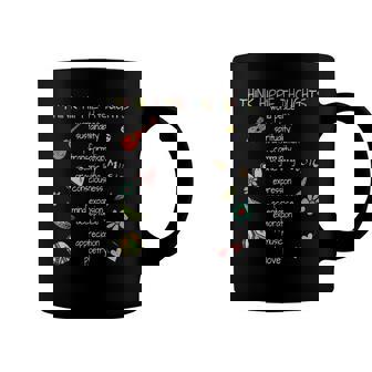 Inspirational Think Hippie Thoughts Hippie Music Vibe Coffee Mug | Mazezy