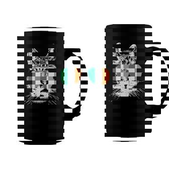 Irish Flag Cat St Patricks Day Catricks Cattys Coffee Mug | Mazezy