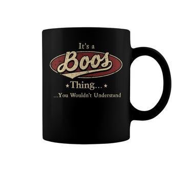 Its A Boos Thing You Wouldnt Understand Shirt Personalized Name Gifts T Shirt Shirts With Name Printed Boos Coffee Mug - Seseable