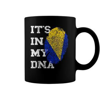 Its In My Dna Bosnia Herzegovina Genetik Bosnian Roots Coffee Mug | Mazezy UK