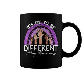 Its Ok To Be Different Vitiligo Awareness Coffee Mug - Seseable