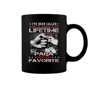 Ive Been Called A Lot Of Names Papa Is My Favorite Coffee Mug | Mazezy CA