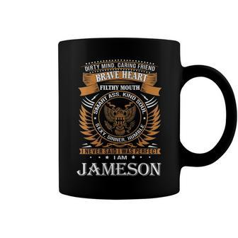 Jameson Name Gift Jameson Brave Heart Coffee Mug - Seseable