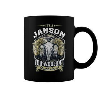 Janson Name Shirt Janson Family Name V4 Coffee Mug - Monsterry
