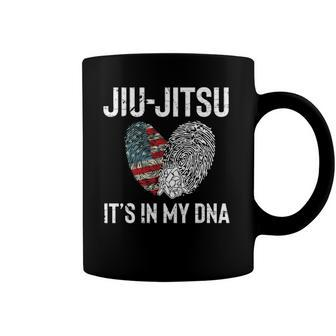 Jiu-Jitsu Its In My Dna Jiu-Jitsu Mom Dad Kids Coffee Mug | Mazezy