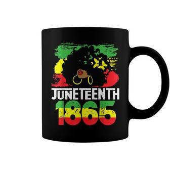 Juneteenth Is My Independence Day Black Women Freedom 1865 Coffee Mug | Mazezy