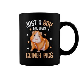 Just A Boy Who Loves Guinea Pigs Kids Boys Guinea Pig Coffee Mug - Seseable