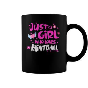 Just A Girl Who Loves Paintball Coffee Mug | Mazezy UK