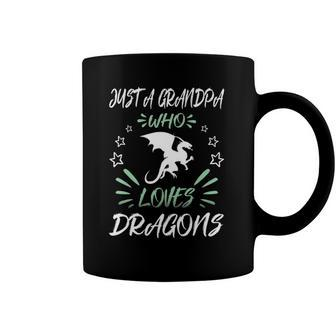 Just A Grandpa Who Loves Dragons Coffee Mug | Mazezy