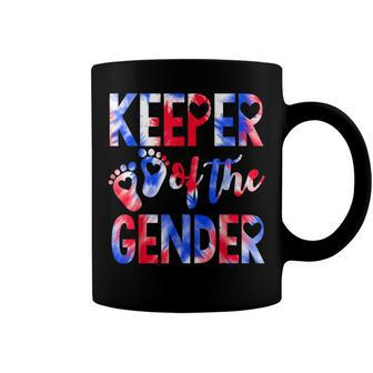 Keeper Of The Gender 4Th Of July Baby Gender Reveal  Coffee Mug