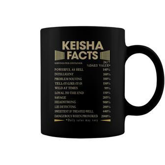 Keisha Name Gift Keisha Facts Coffee Mug - Seseable
