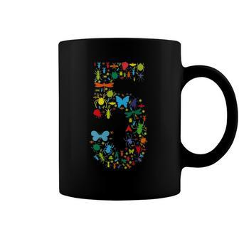 Kids 5 Years Old Birthday Bugs 5Th Birthday Insect Coffee Mug | Mazezy