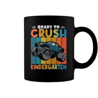 Kids First Day Of Kindergarten Monster Truck Coffee Mug | Mazezy