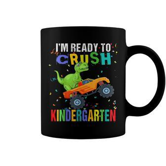 Kids Im Ready To Crush Kindergarten Dinosaur Back To School Coffee Mug - Seseable