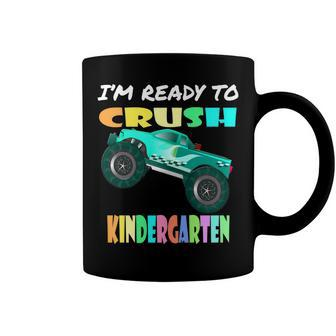 Kids Im Ready To Crush Kindergarten Monster Truck Boys Coffee Mug - Seseable