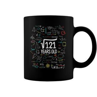 Kids Square Root Of 121 11Th Birthday 11 Years Old Math Bday Gift Coffee Mug | Mazezy