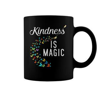 Kindness Is Magic Butterflies Kind Teacher Appreciation Gift Coffee Mug | Mazezy