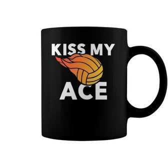 Kiss My Ace Volleyball Team For Men & Women Coffee Mug | Mazezy