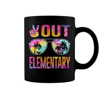 Last Day Of School Peace Out Elementary Teacher Kids Women  Coffee Mug