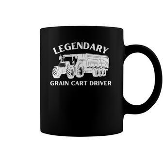 Legendary Grain Cart Driver - Fun Tractor Operator Farming Coffee Mug | Mazezy