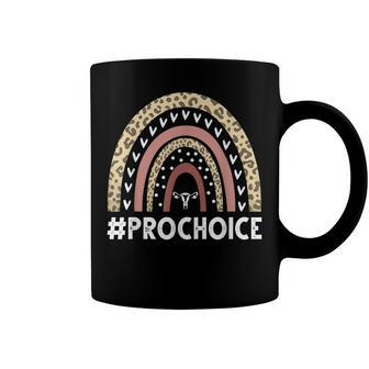 Leopard Rainbow Pro Choice Feminist Womens Rights Coffee Mug - Seseable