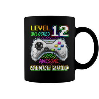 Level 12 Unlocked Awesome 2010 Video Game 12Th Birthday Coffee Mug - Seseable