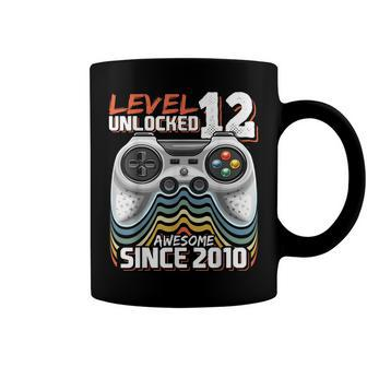 Level 12 Unlocked Awesome 2010 Video Game 12Th Birthday V8 Coffee Mug - Seseable