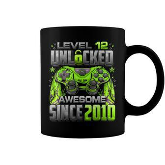 Level 12 Unlocked Awesome Since 2010 12Th Birthday Gaming V4 Coffee Mug - Seseable