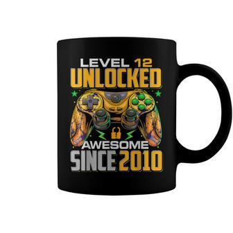Level 12 Unlocked Awesome Since 2010 12Th Birthday Gaming V5 Coffee Mug - Seseable